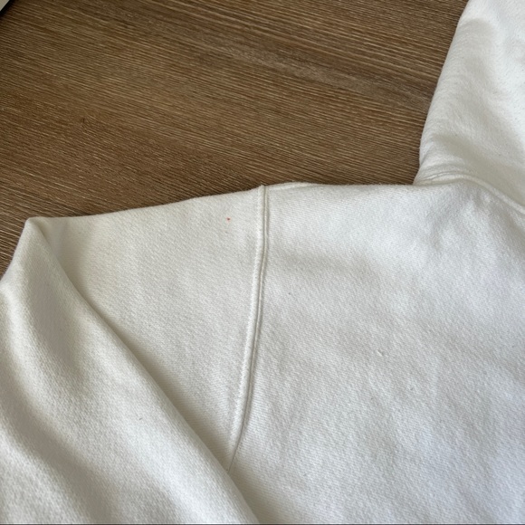 Champion Vintage Reverse Weave White Hoodie - Picture 12 of 16